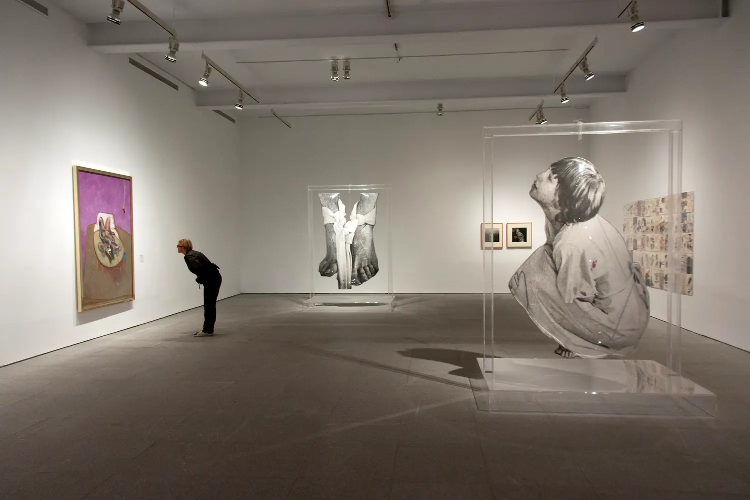 Exhibition at the Reina Sofia museum in Madrid, Spain