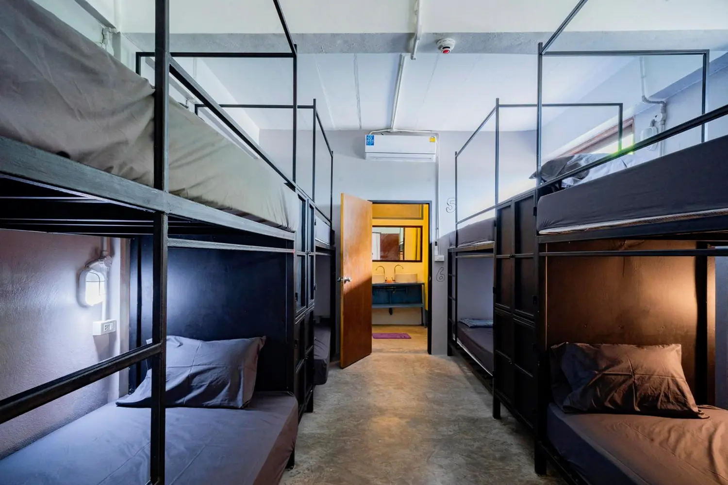 Dorm room at the Echo Koh Tao Hostel