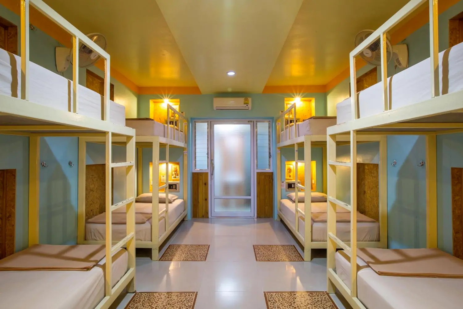 Dorm room at the Good Dream Hotel in Koh Tao