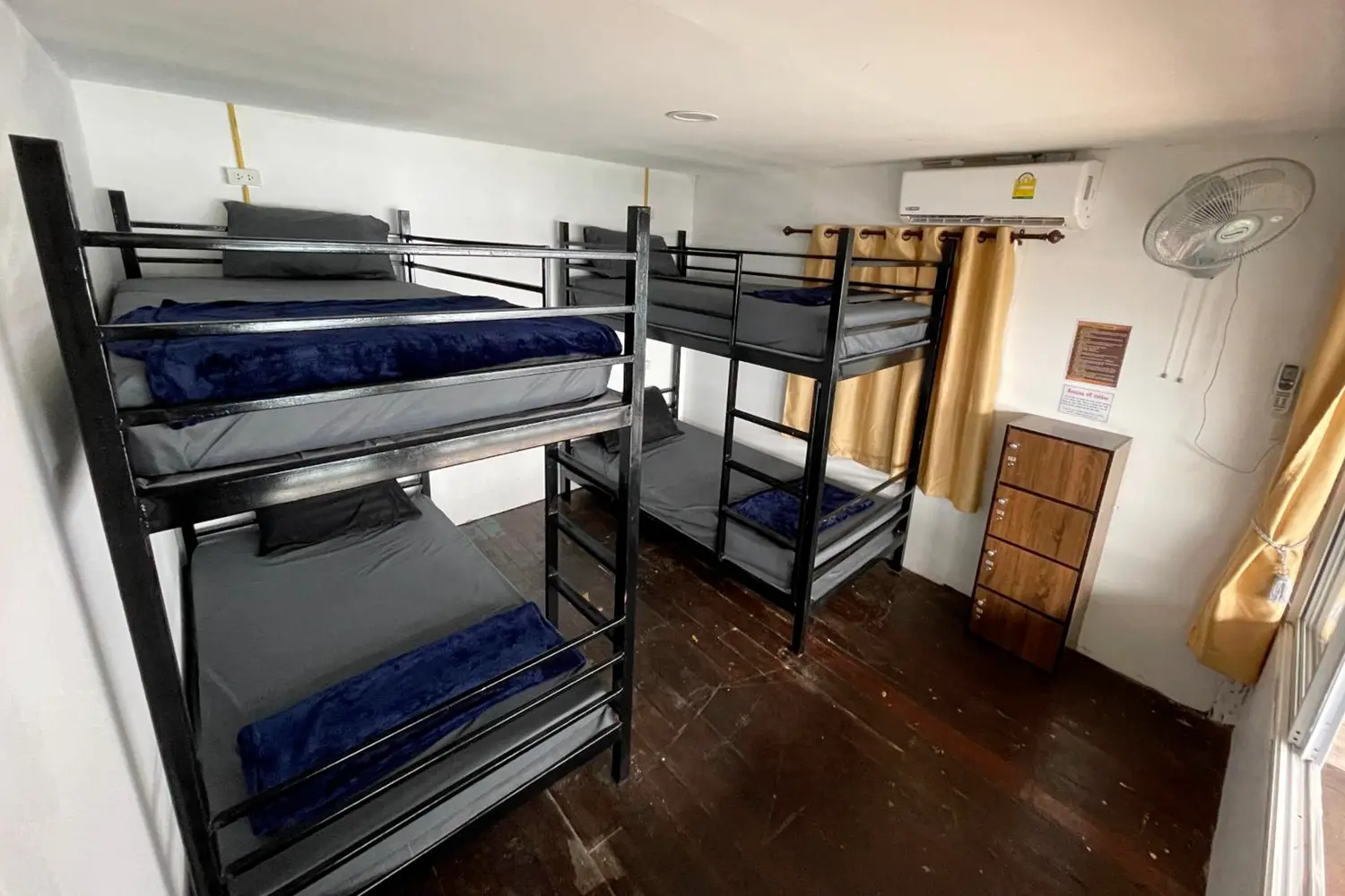 Dorm room at the Water Mellow in Koh Tao