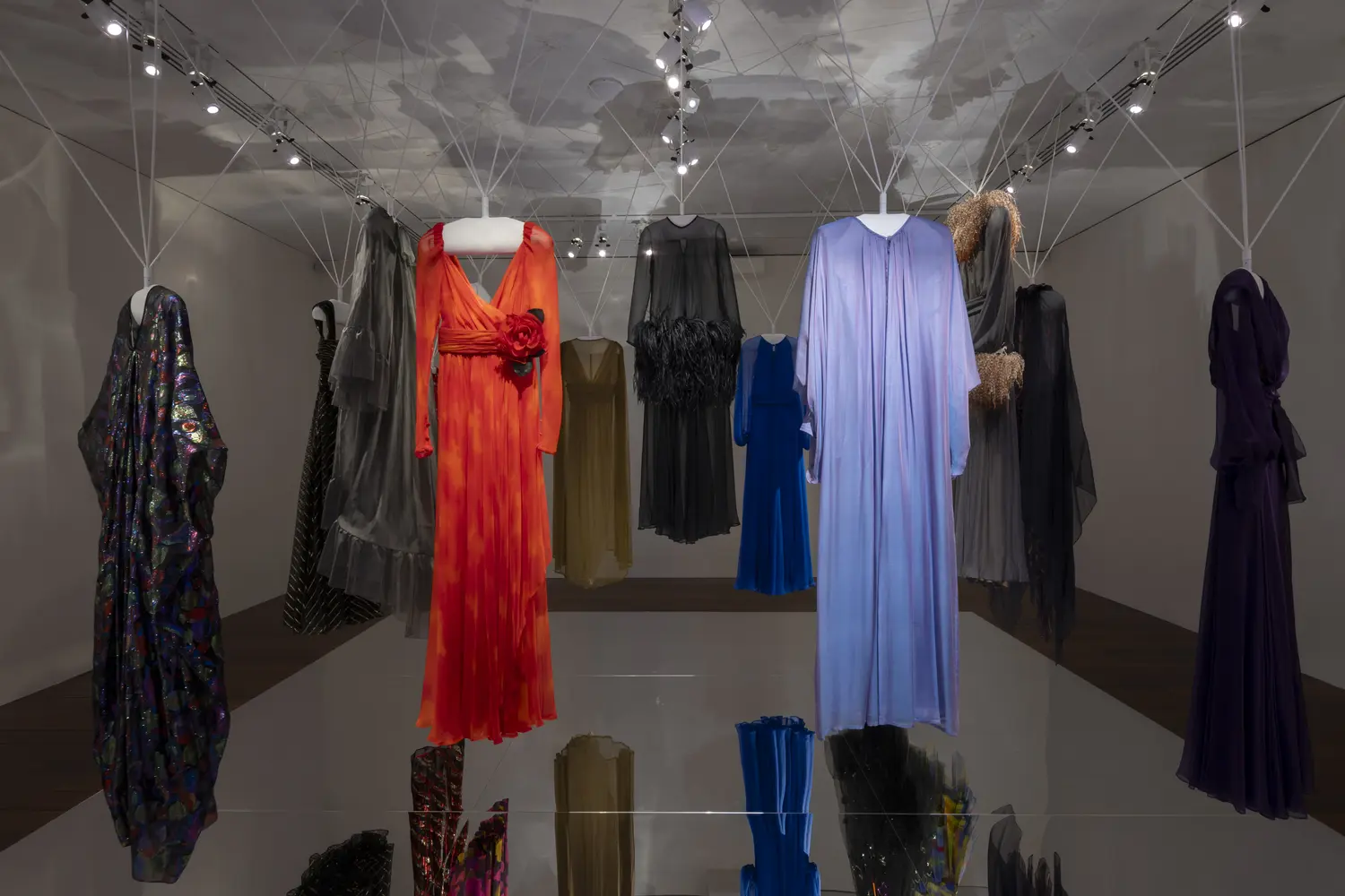 Exhibit at the Musée Yves Saint Laurent in Paris