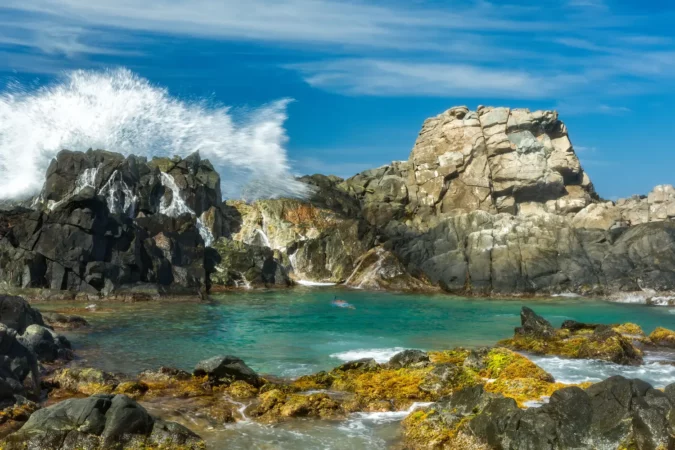 Conchi Natural Pool in the Arikok National Park on Aruba