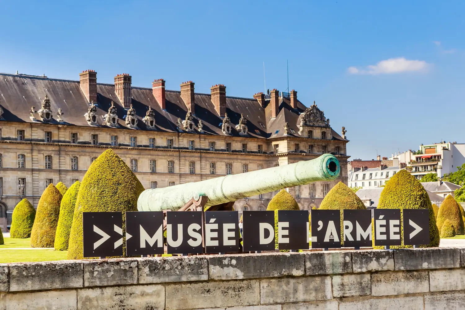The National Residence of the Invalids and Army Museum in Paris, France