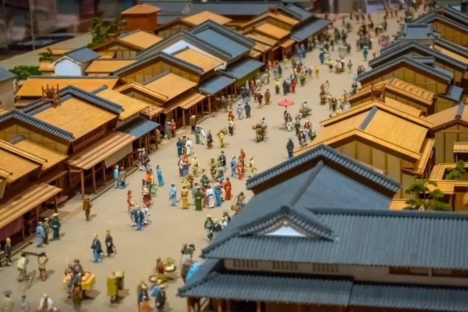 Edo Tokyo Museum permanent exhibition