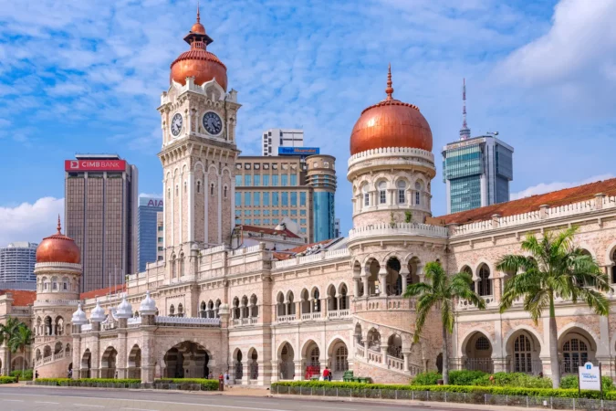 Sultan Abdul Samad Building, an historic building on Merdeka Square in Kuala Lumpur, Malaysia