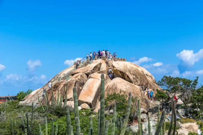 Ayo Rock Formation on Aruba
