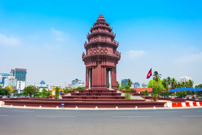 Independence Monument in Phnom Penh, Cambodia