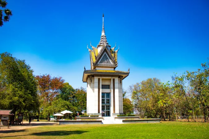 Choeung Ek Genocidal Center in Phnom Penh in Cambodia