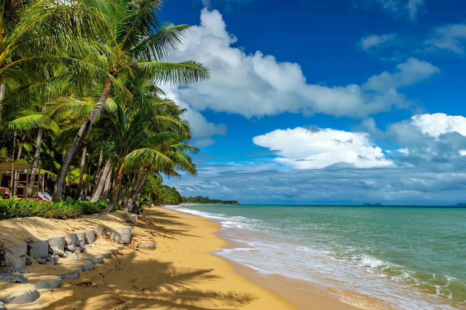 Maenam Beach in Koh Samui, Thailand