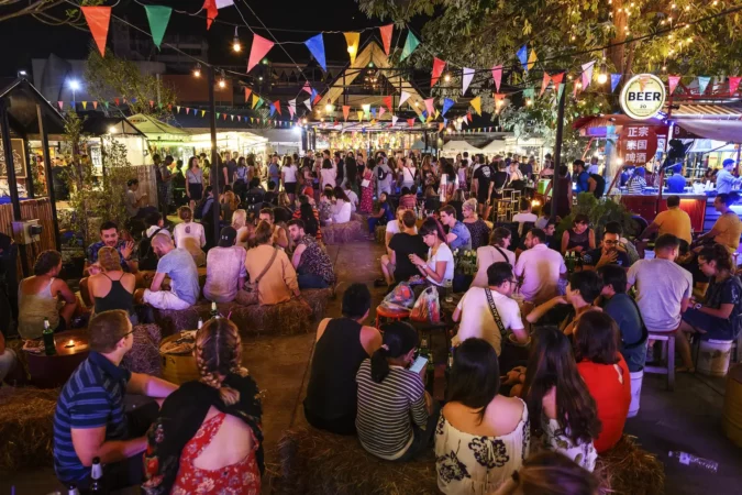 Night Bazaar in Chiang Mai, Thailand
