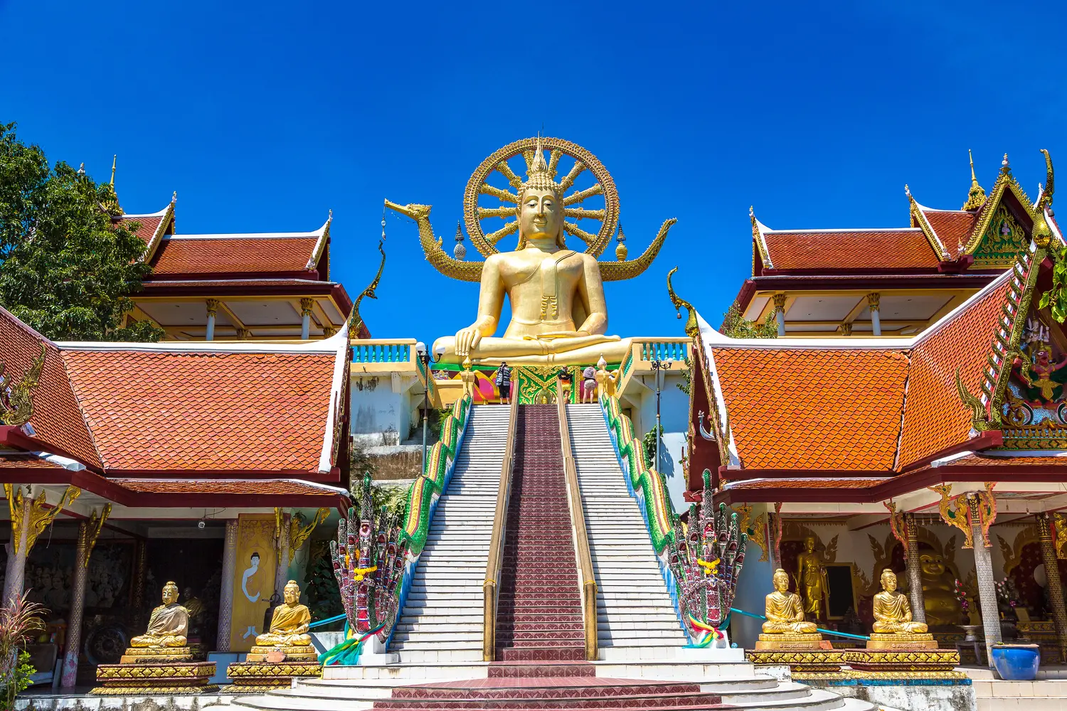 Big Buddha at Wat Phra Yai on Koh Samui, Thailand