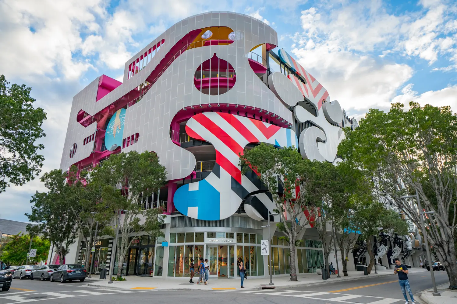 Parking garage at the Miami Design District