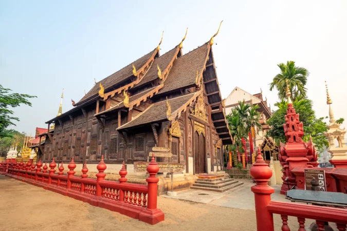 Wat Phan Tao in Chiang Mai, Thailand