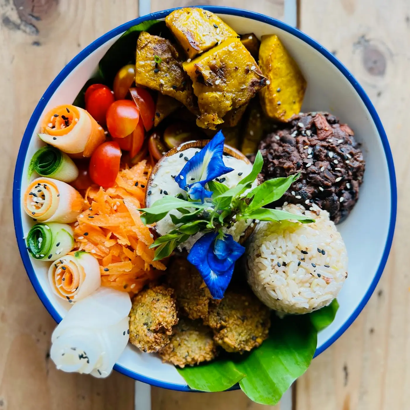 Gluten-free dish at The Factory Cafe in Koh Tao