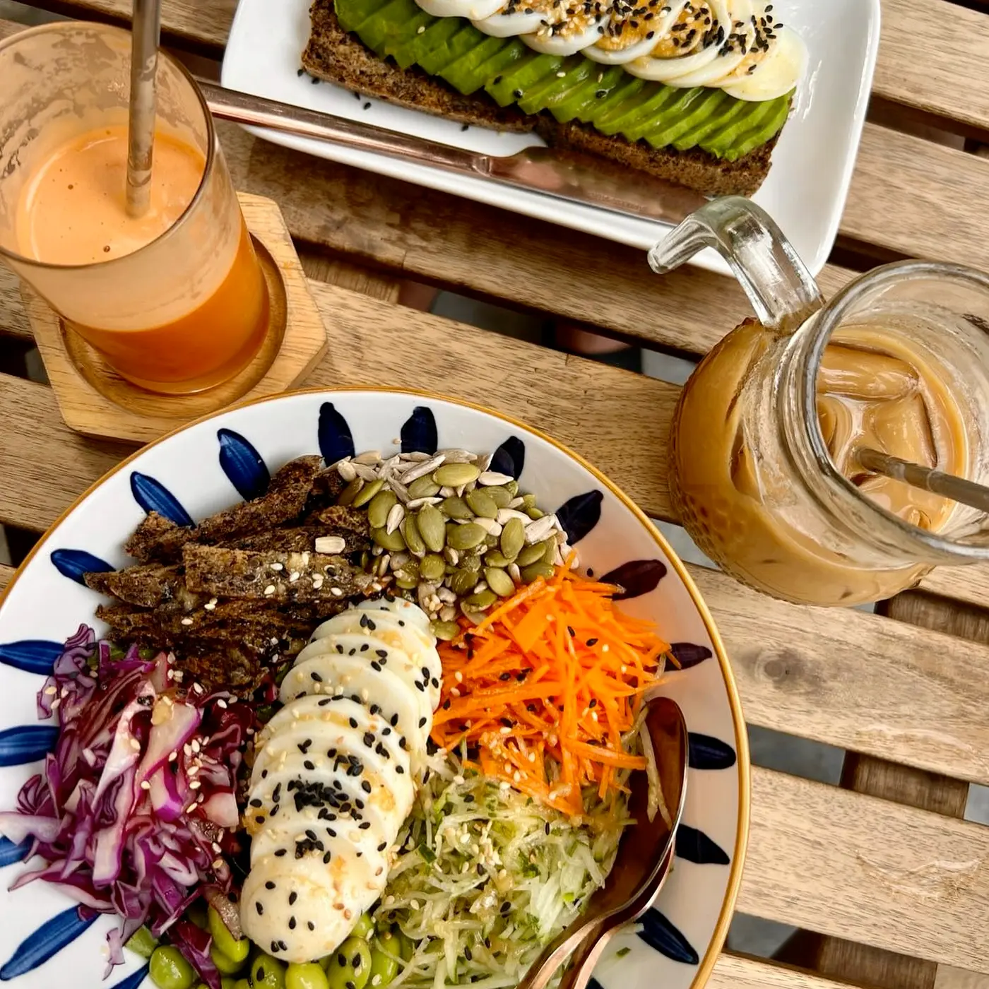 Gluten-free dish from Living Juices and Yoga in Koh Tao, Thailand