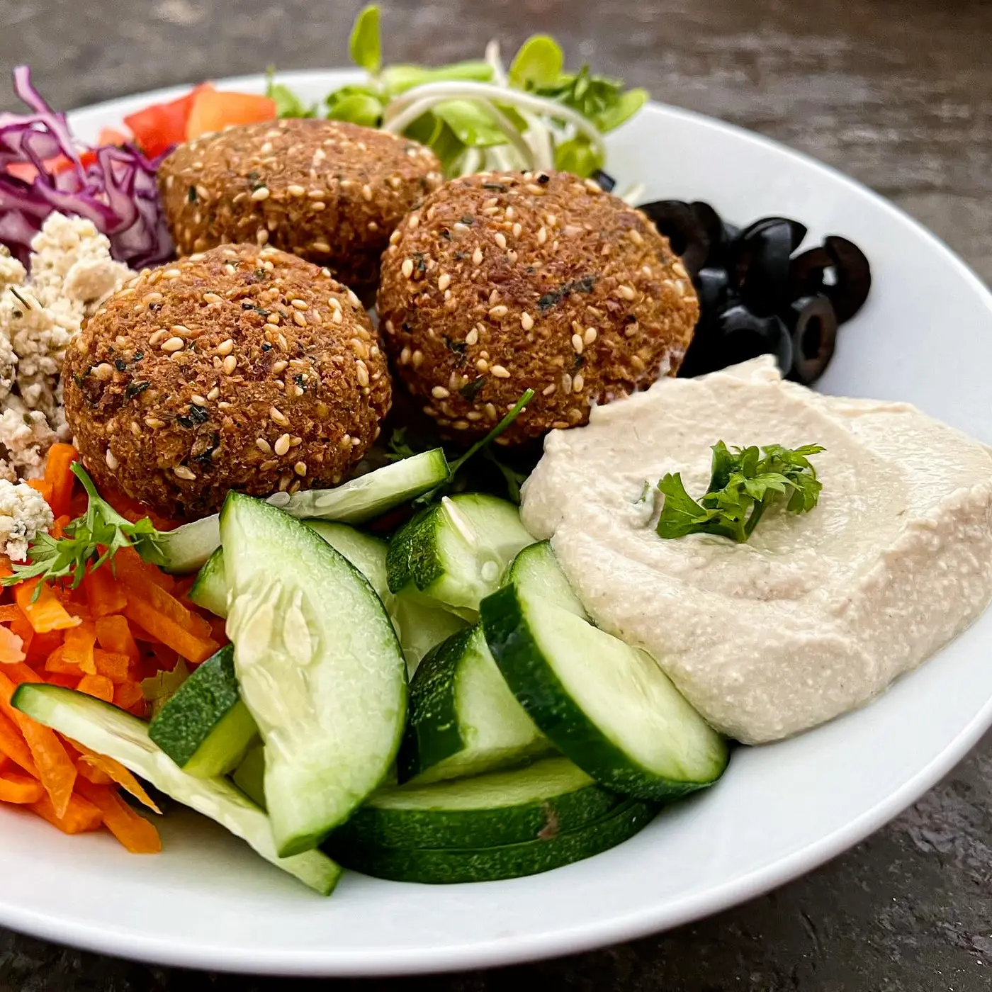 Gluten-free dish from VegetaBowl in Koh Tao, Thailand