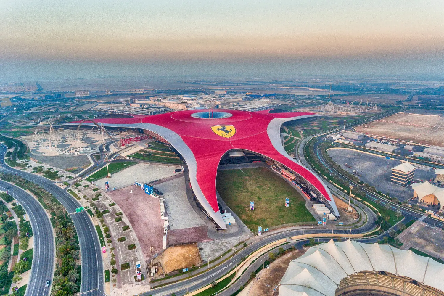Ferrari World Park in Abu Dhabi, UAE