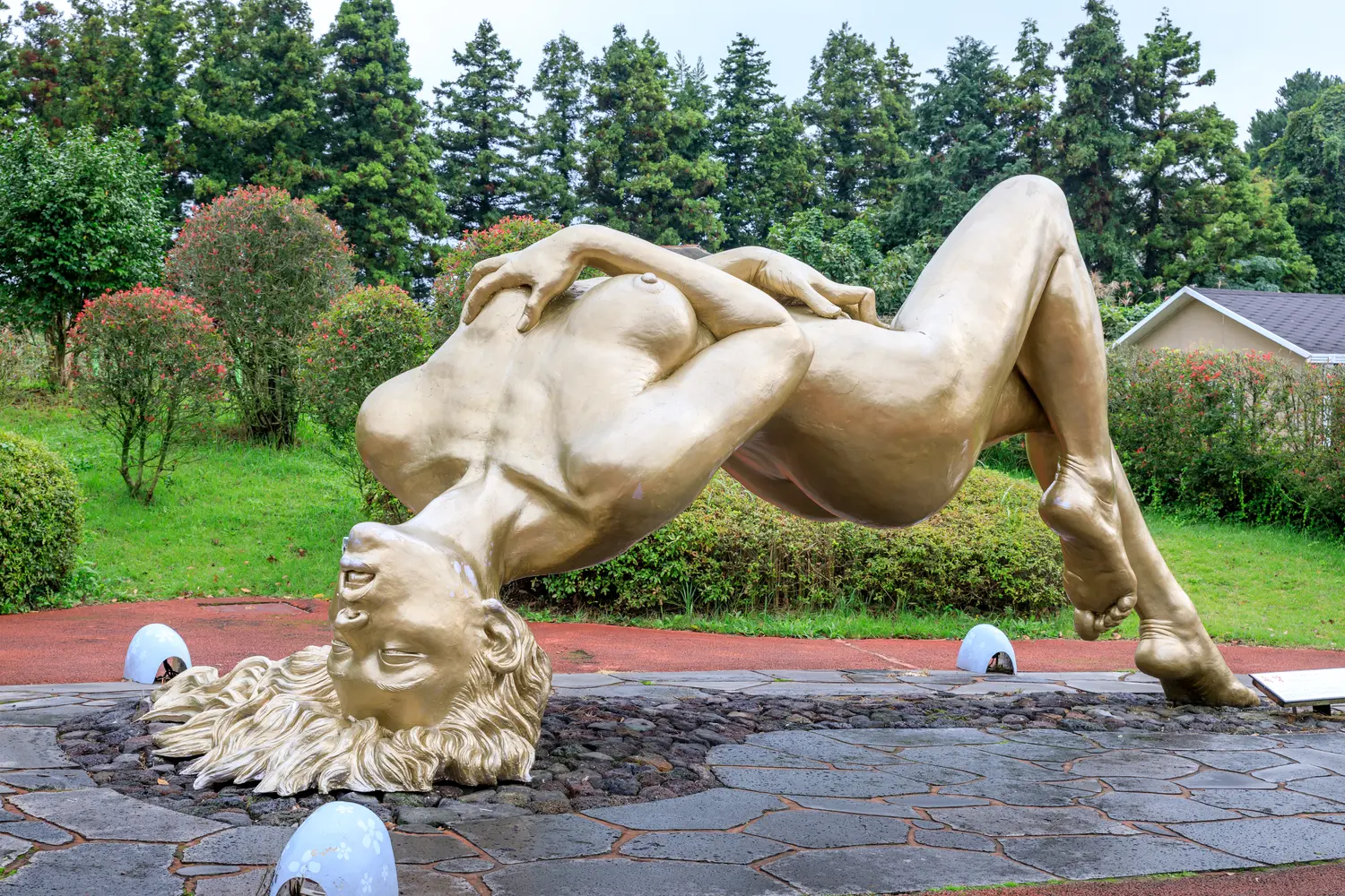 Erotic sculpture at Jeju Loveland theme park in South Korea