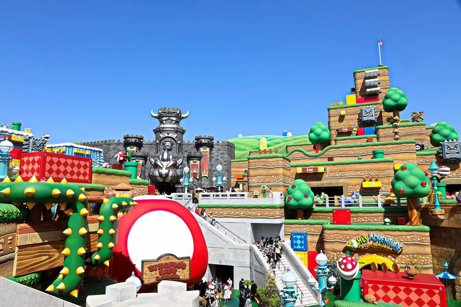 Super Nintendo World is a themed area at Universal Studios Japan.