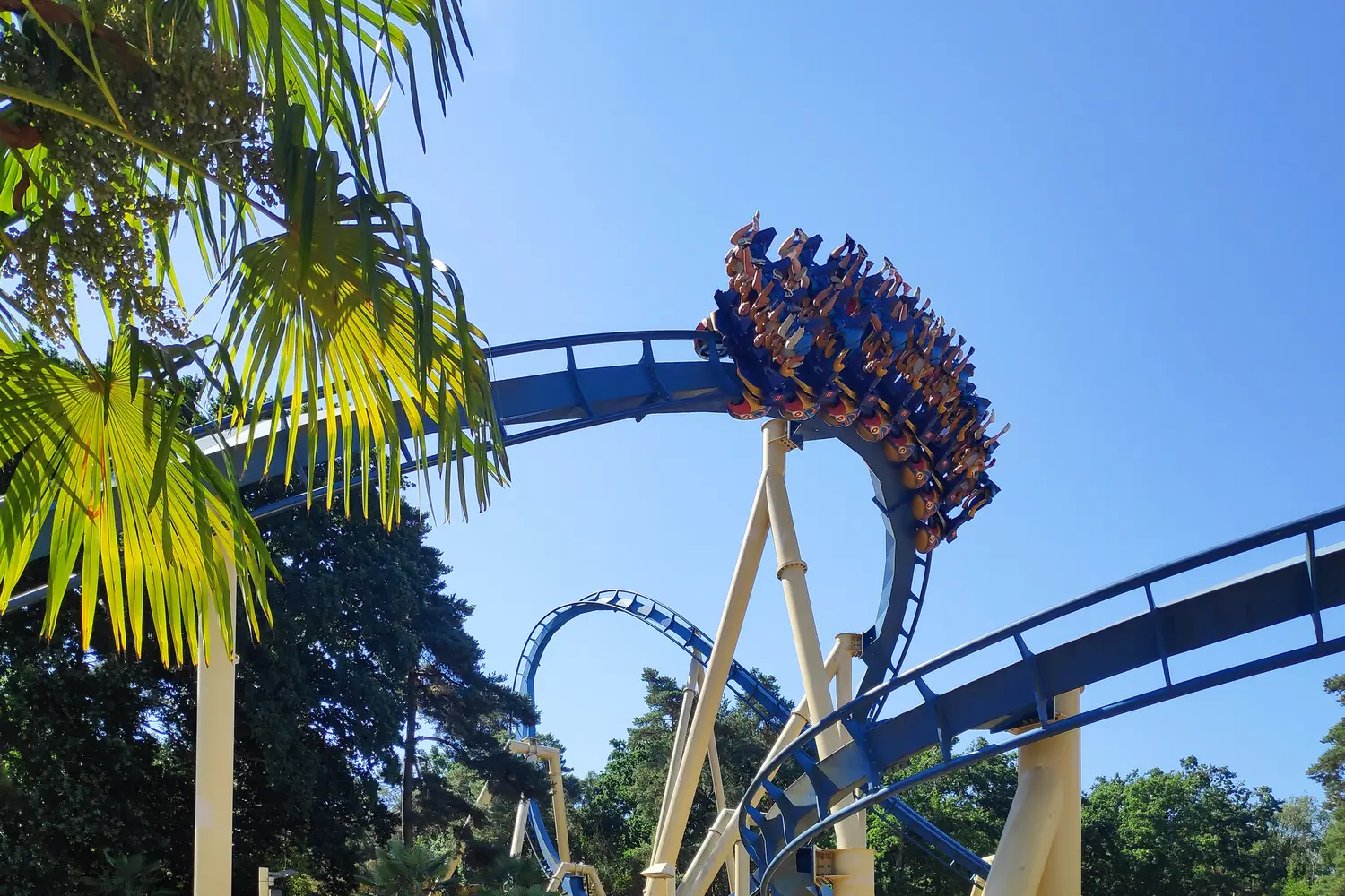 OzIris is a steel inverted roller coaster located in Parc Asterix, a theme park in France based on the comic book series Asterix