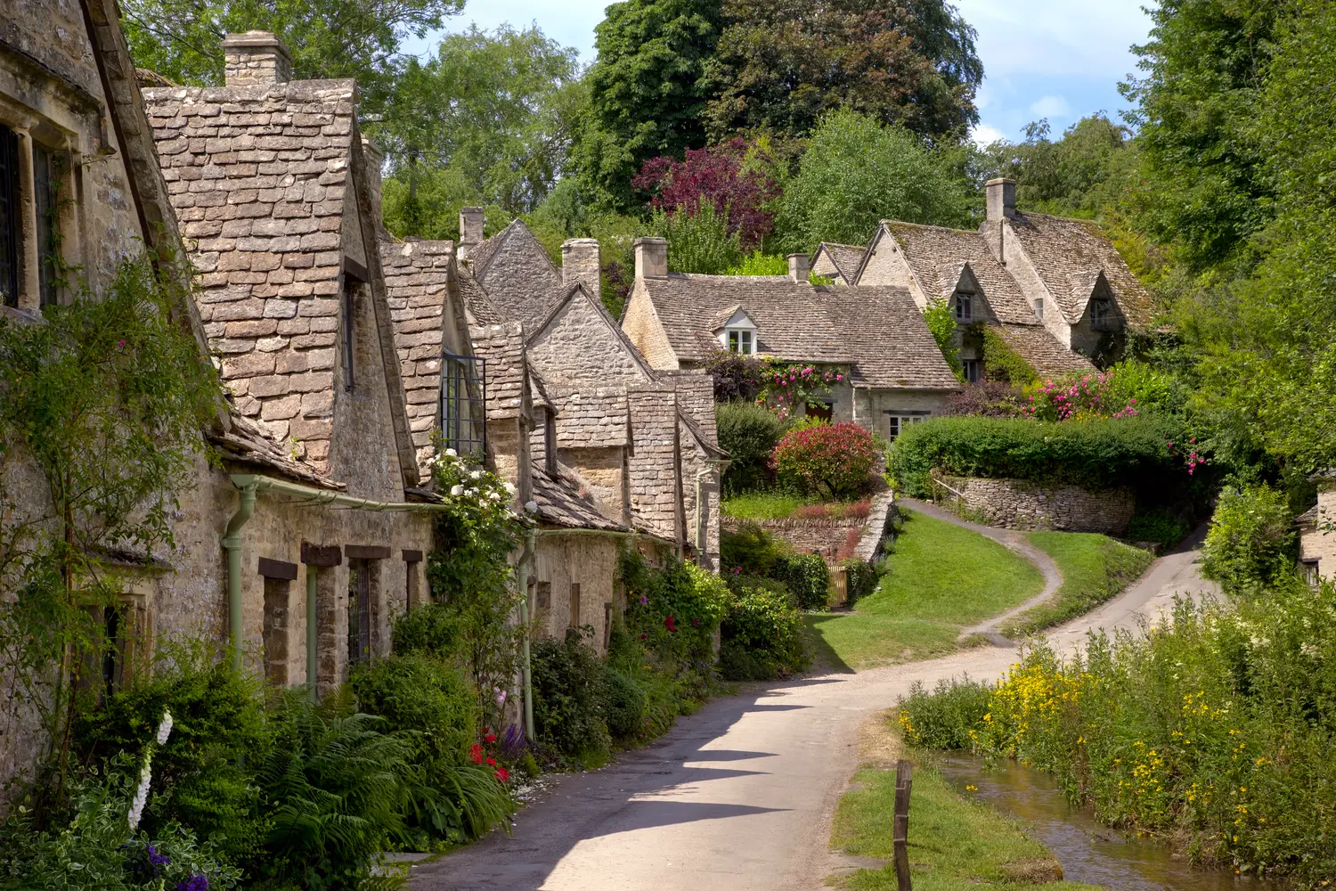 Arlington Row, Bibury, Gloucestershire, England