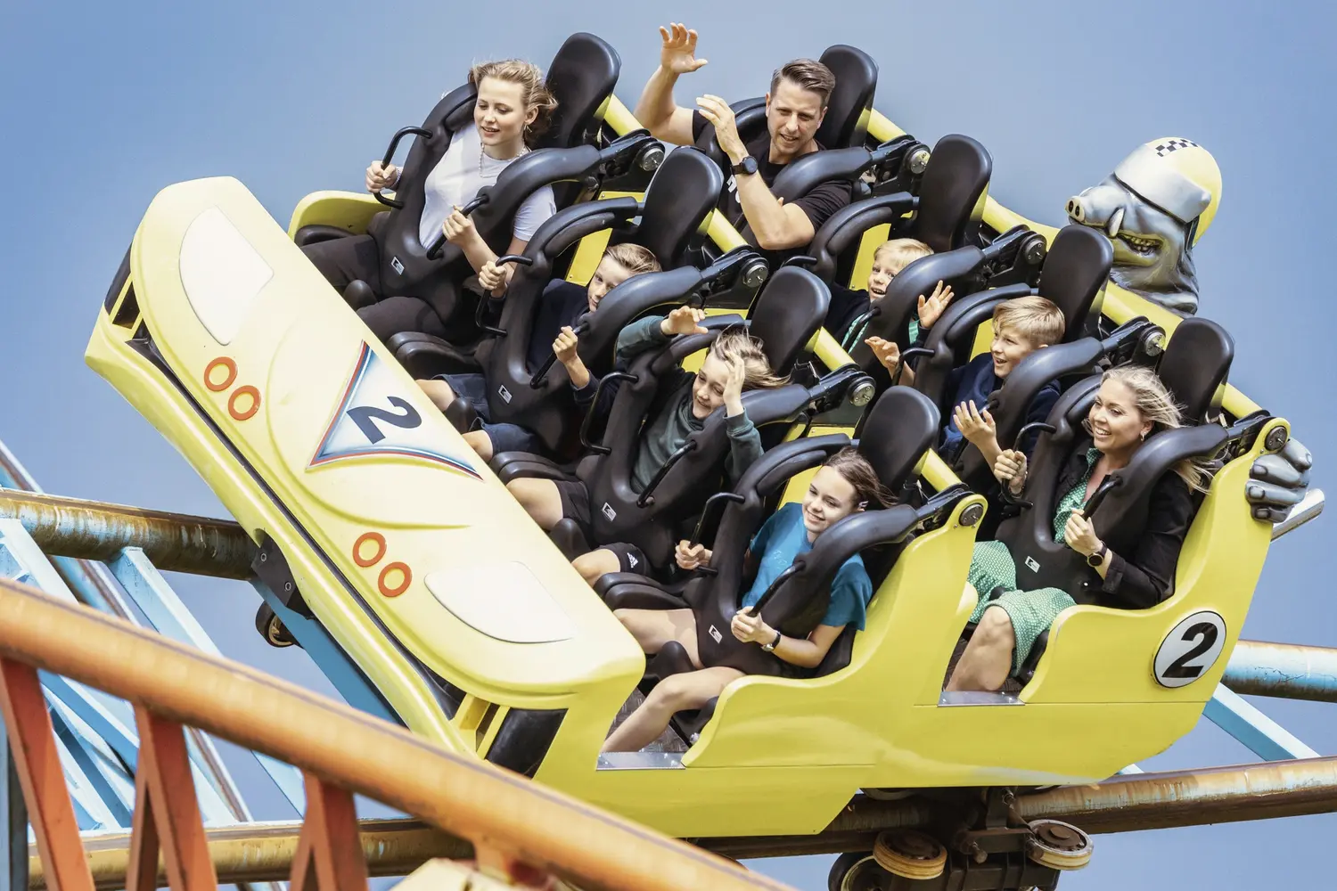 Coaster at the BonBon Land in Denmark