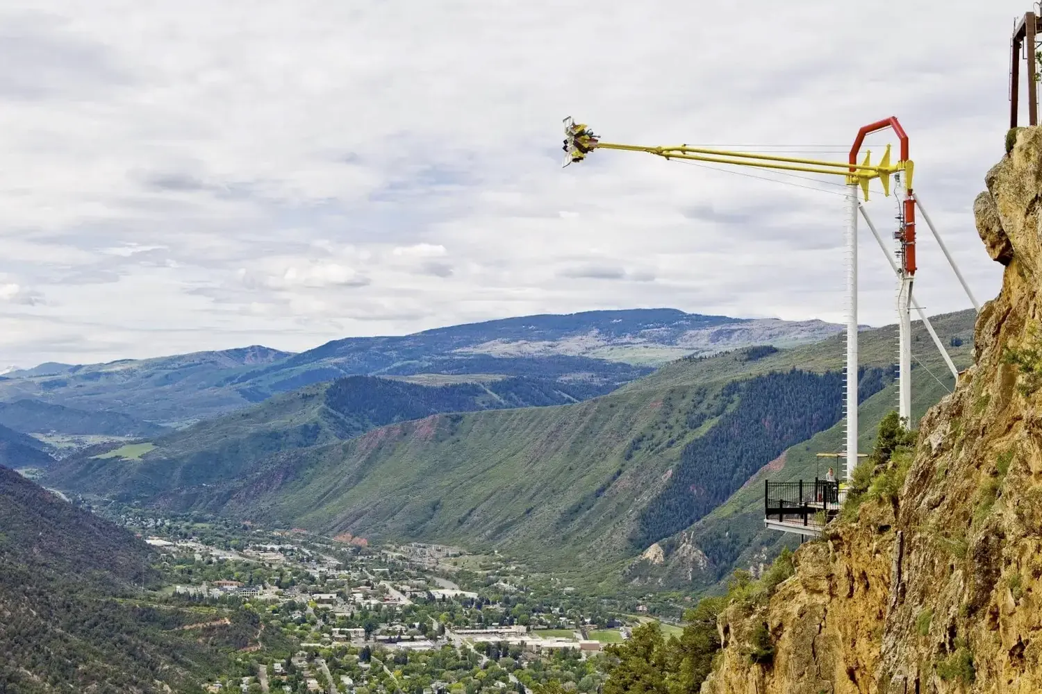 Giant Canyon Swing at Glenwood Caverns Adventure Park