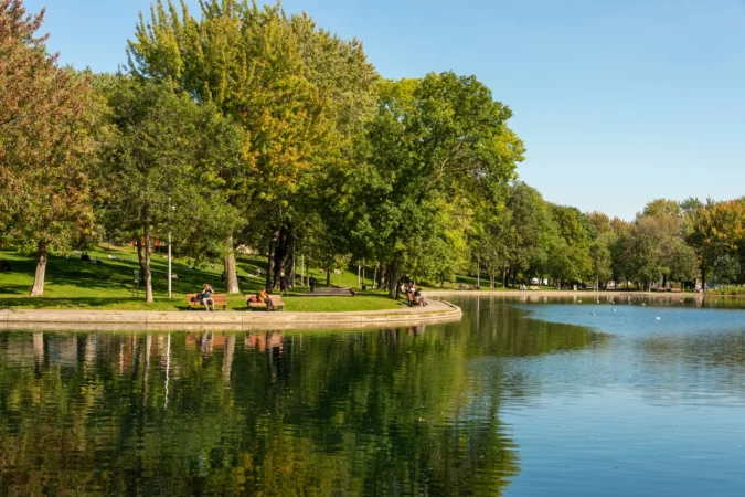 La Fontaine Park in Montreal