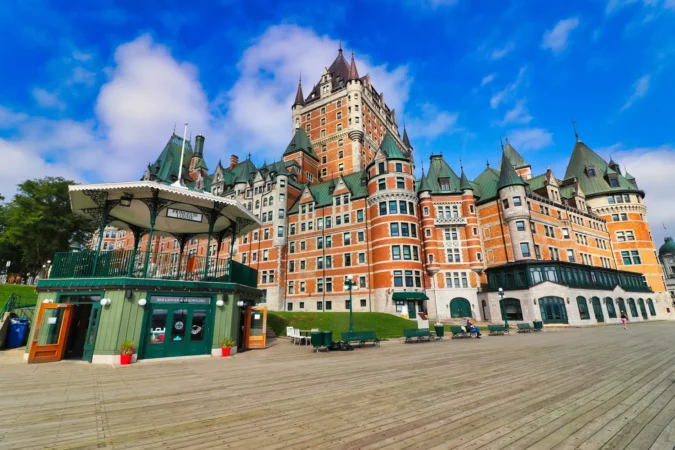 Hotel Chateau Fairmont Frontenac in Quebec City, Canada