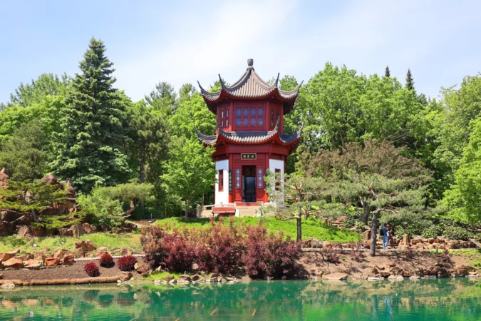 Chinese garden of Montreal botanical garden