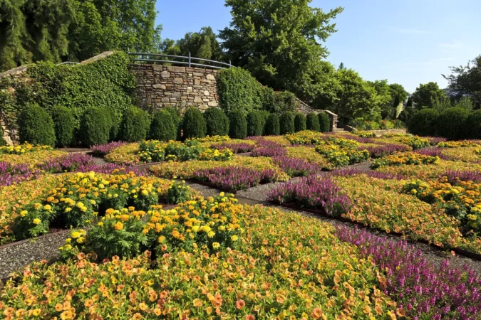 Patterned Quilt Garden in Asheville, North Carolina