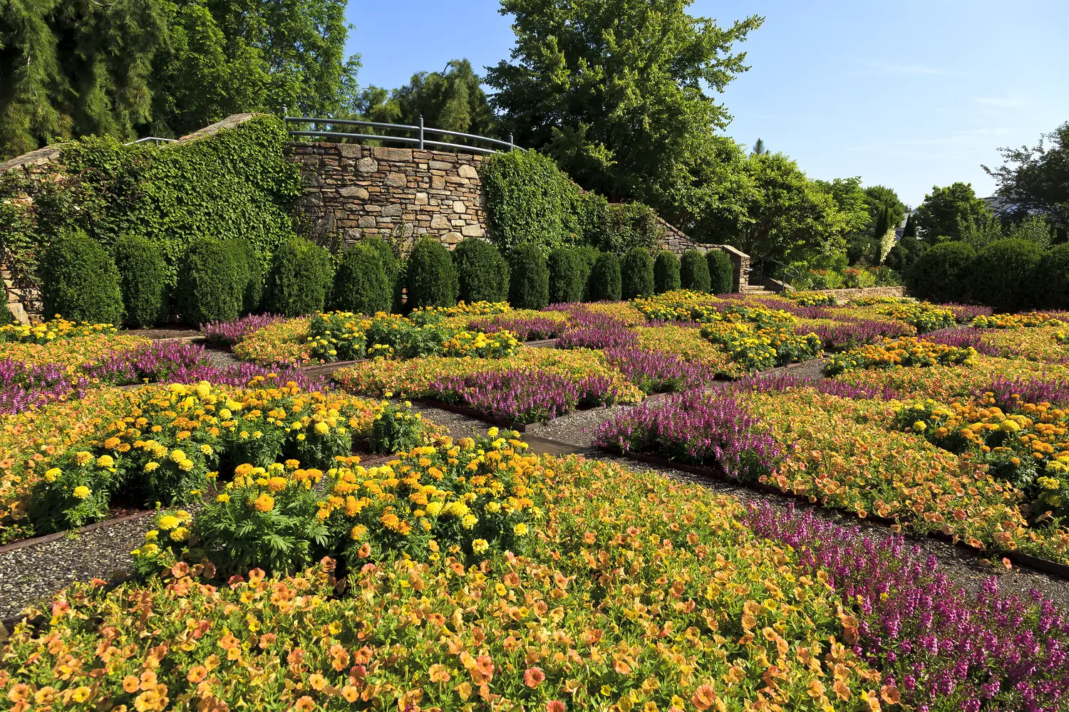 Patterned Quilt Garden in Asheville, North Carolina