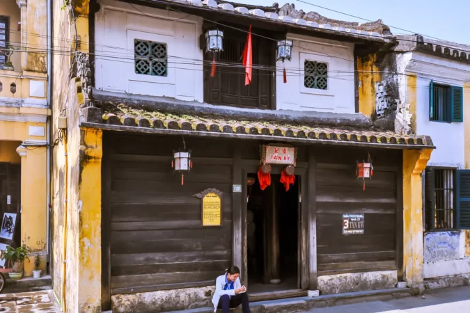 Old historic Tan Ky House in Hoi An, Vietnam