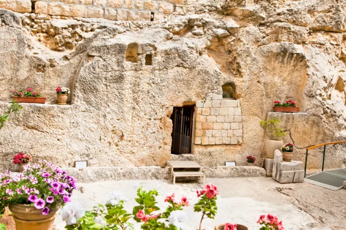 Garden Tomb in Jerusalem, one of two sites proposed as the place of Jesus' burial