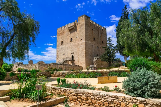 Kolossi castle in Limassol, Cyprus