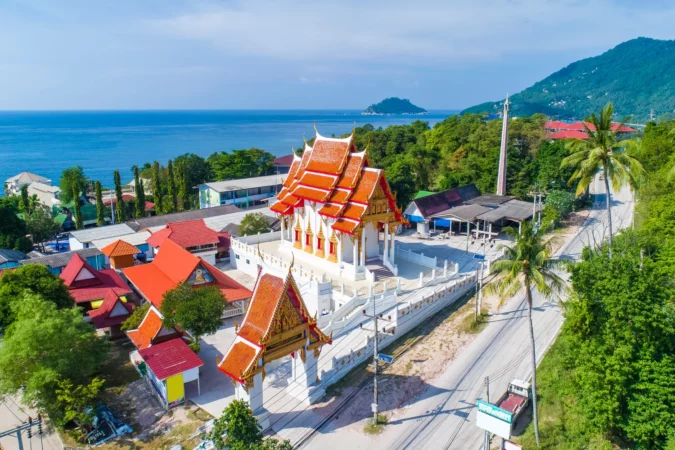 Thai Temple on Koh Tao, Thailand
