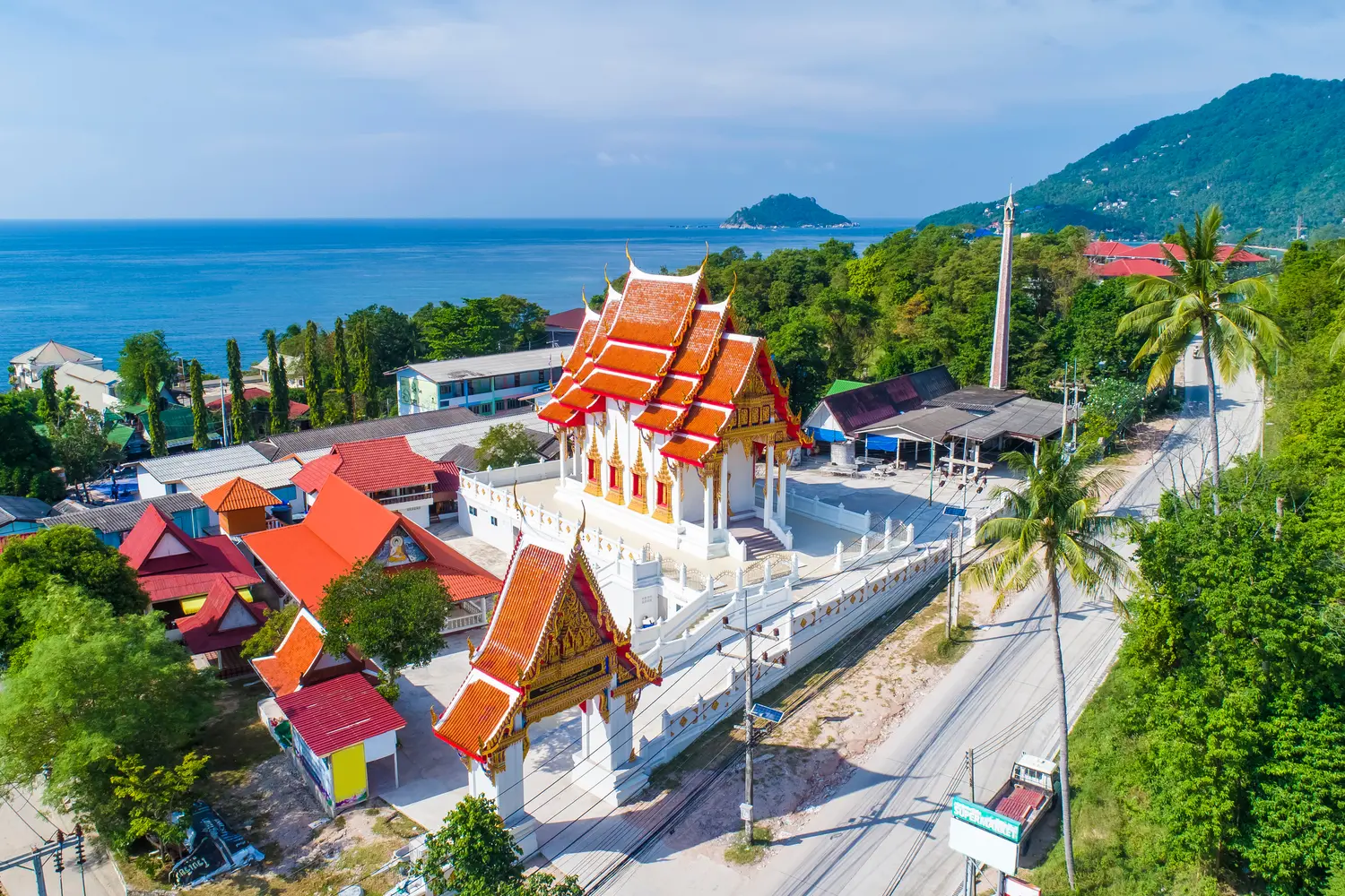 Thai Temple on Koh Tao, Thailand