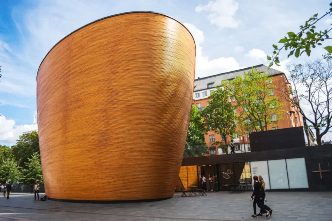 Kamppi Chapel - Chapel of Silence in Helsinki, Finland