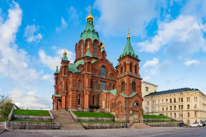 Assumption Cathedral in Helsinki, Finland