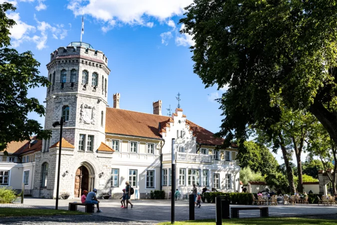 The Maarjamäe Castle at the grounds of the Film Museum of Tallinn, Estonia