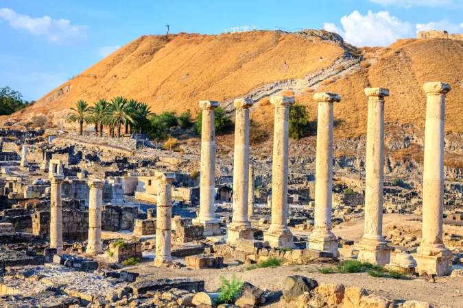 Ancient city of Beit She'an in Israel
