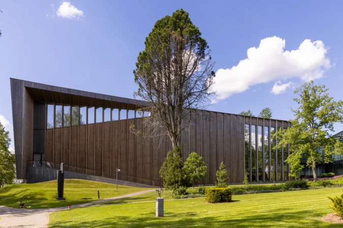 Gösta Serlachius Art Museum is a famous travel destination in small Finnish town Mänttä-Vilppula.