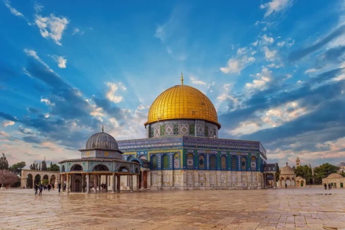 Mosque Dome of the Rock on the Temple Mount, Jerusalem, Israel