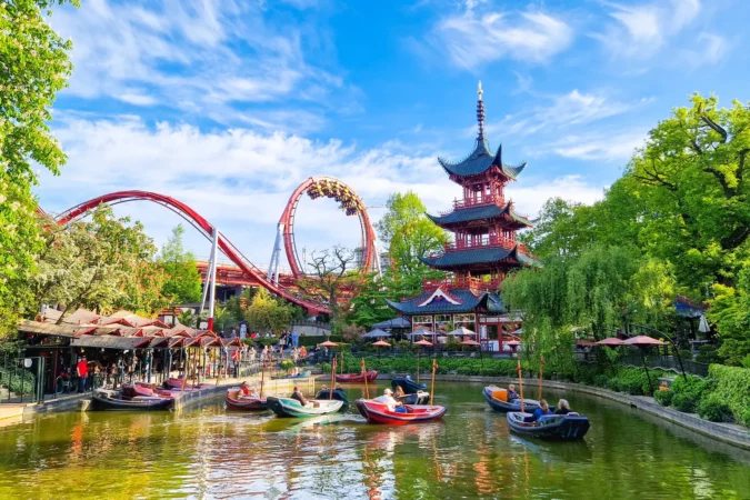 Tivoli Gardens in Copenhagen