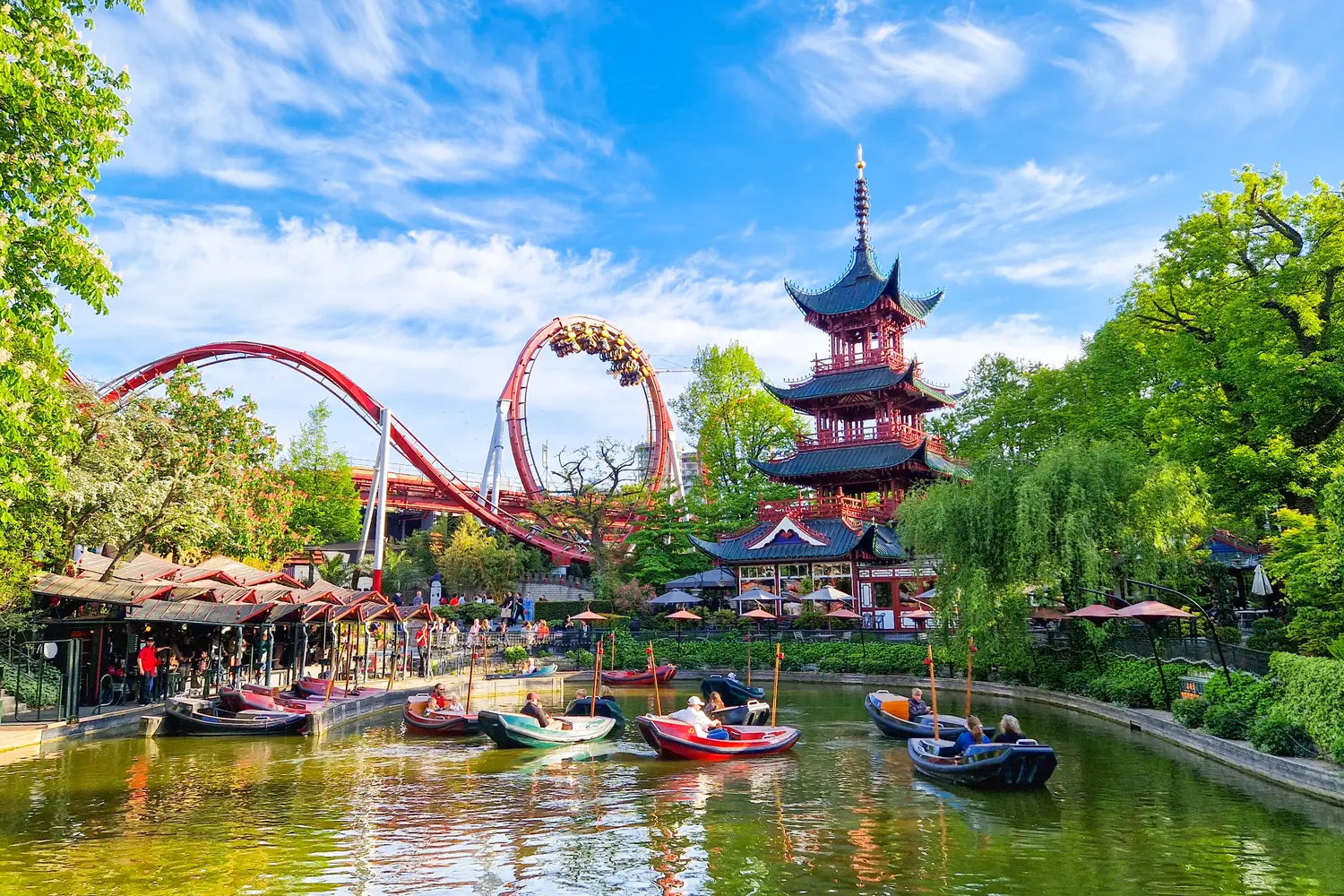 Tivoli Gardens in Copenhagen