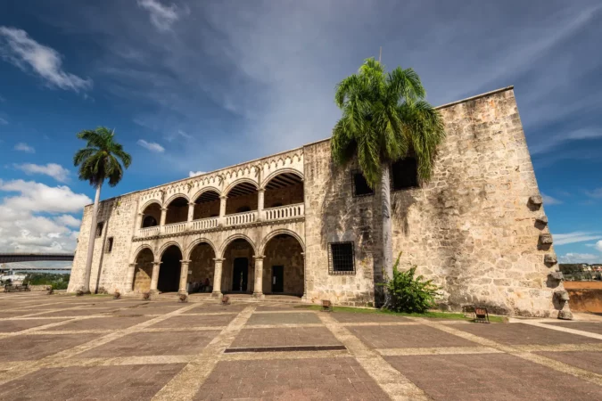 The Alcazar de Colon in Santo Domingo, Dominican Republic
