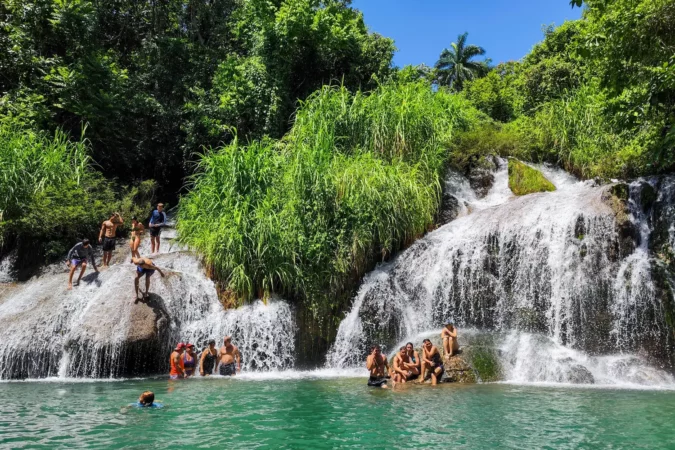 El Nicho waterfalls on Cuba