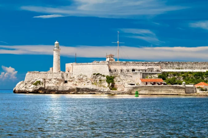 The Castle of El Morro in the bay of Havana