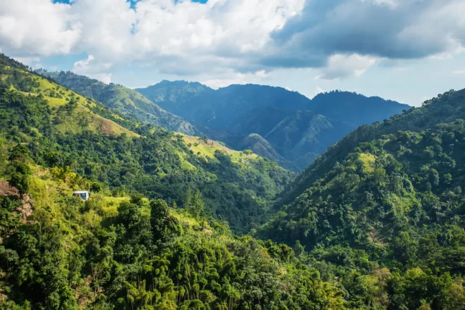 Blue mountains of Jamaica