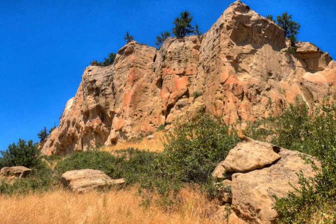 Pictograph Cave State Park outside of Billings, Montana